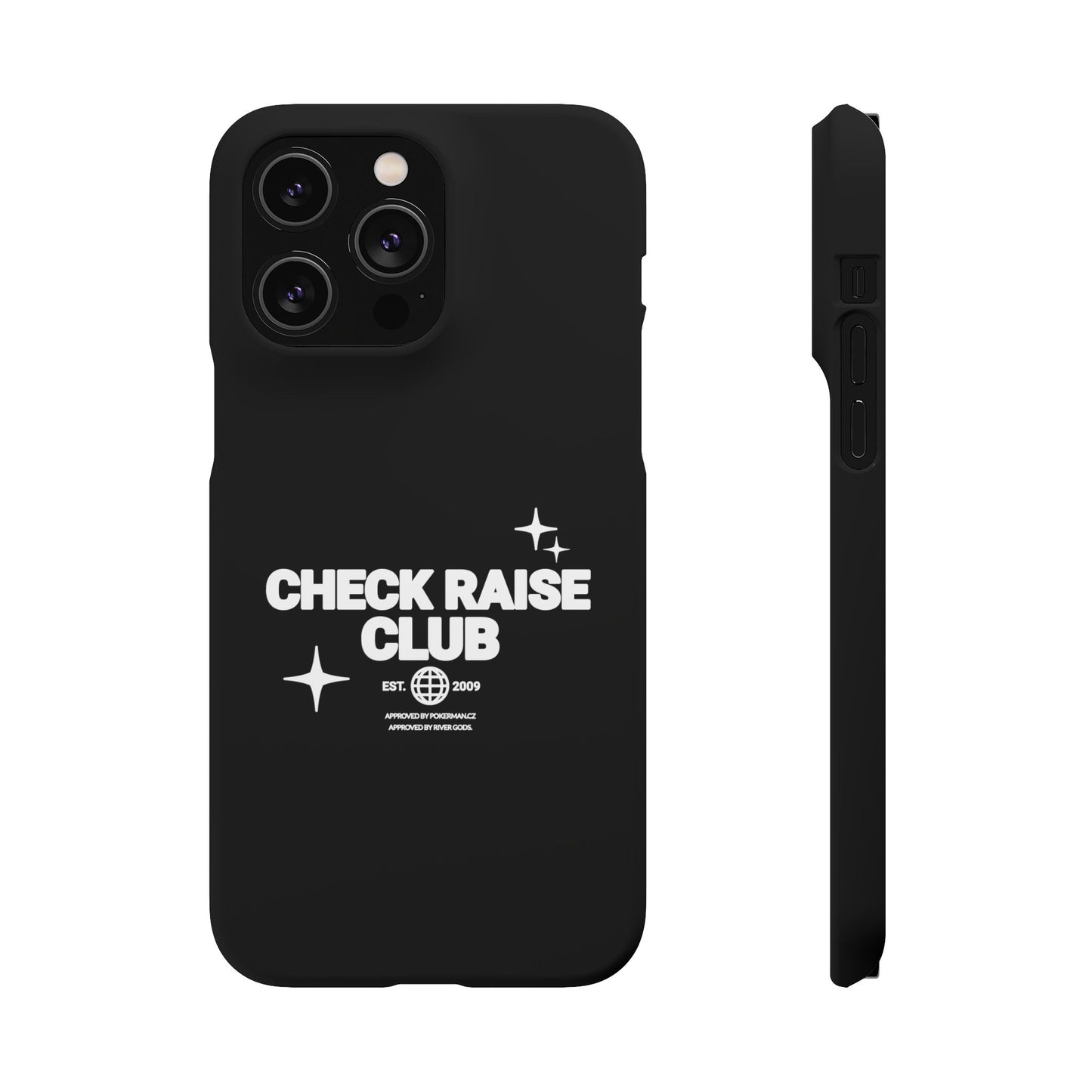 Stylový poker kryt na telefon – kolekce Check Raise Club