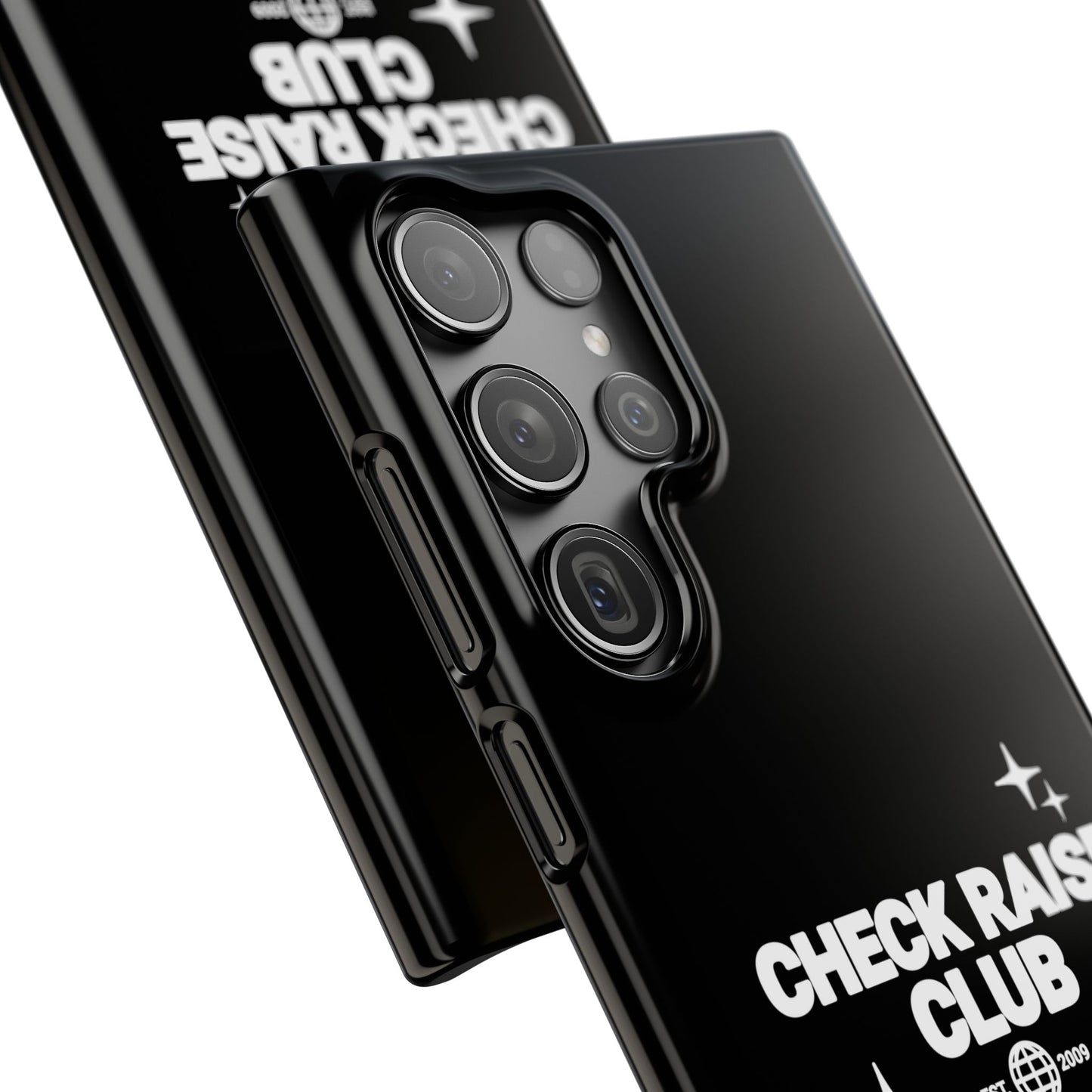 Stylový poker kryt na telefon – kolekce Check Raise Club
